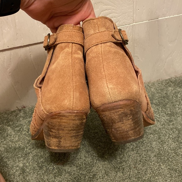 Free People Venture Woven Leather Bootie 39/8 - Picture 7 of 7